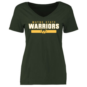 Women's Green Wayne State Warriors Team Strong T-Shirt