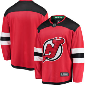 Men's Fanatics Red New Jersey Devils Breakaway Home Jersey