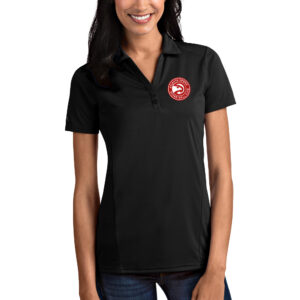 Women's Antigua Black Atlanta Hawks Tribute Polo
