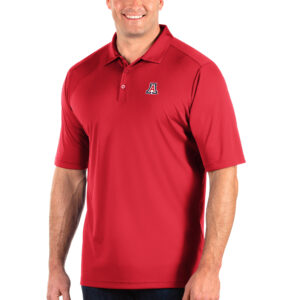 Men's Antigua Red Arizona Wildcats Big & Tall Tribute Polo