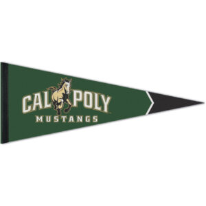 WinCraft Cal Poly Mustangs 12" x 30" Large Logo Premium Pennant