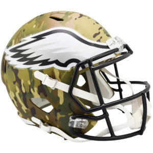 Philadelphia Eagles Riddell Camo Alternate Revolution Speed Display Full-Size Replica Football Helmet