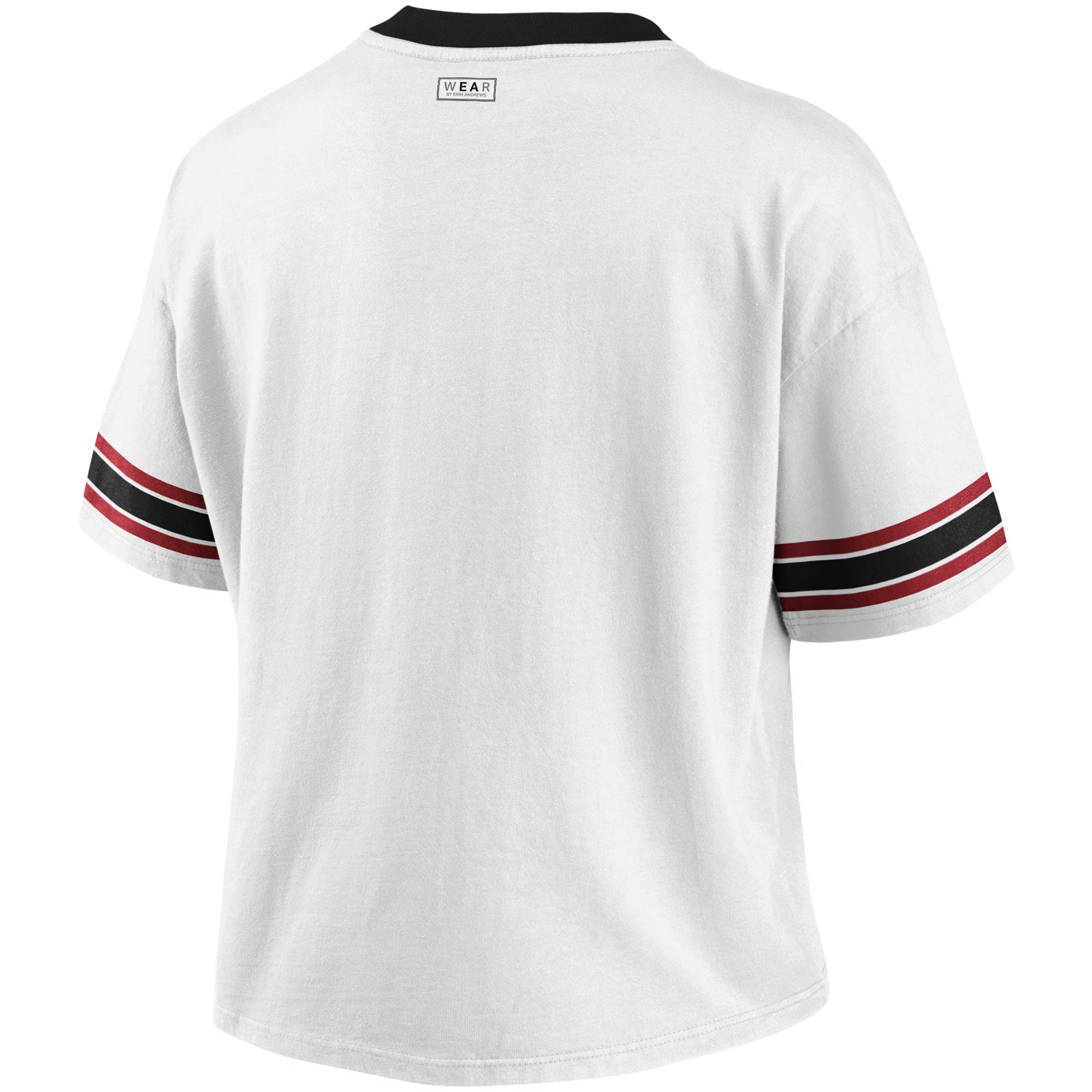 Women's WEAR By Erin Andrews White Arizona Cardinals Crop T-Shirt - Image 7