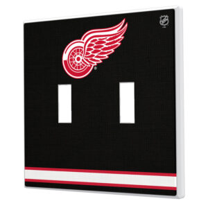 Detroit Red Wings Double Toggle Lightswitch Plate