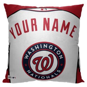 Washington Nationals 18'' x 18'' Personalized Pillow