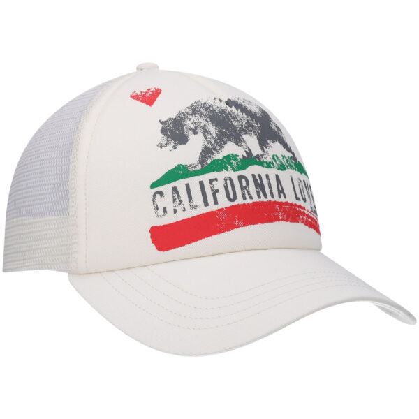Women's Billabong White Pitstop Trucker Snapback Hat - Image 8