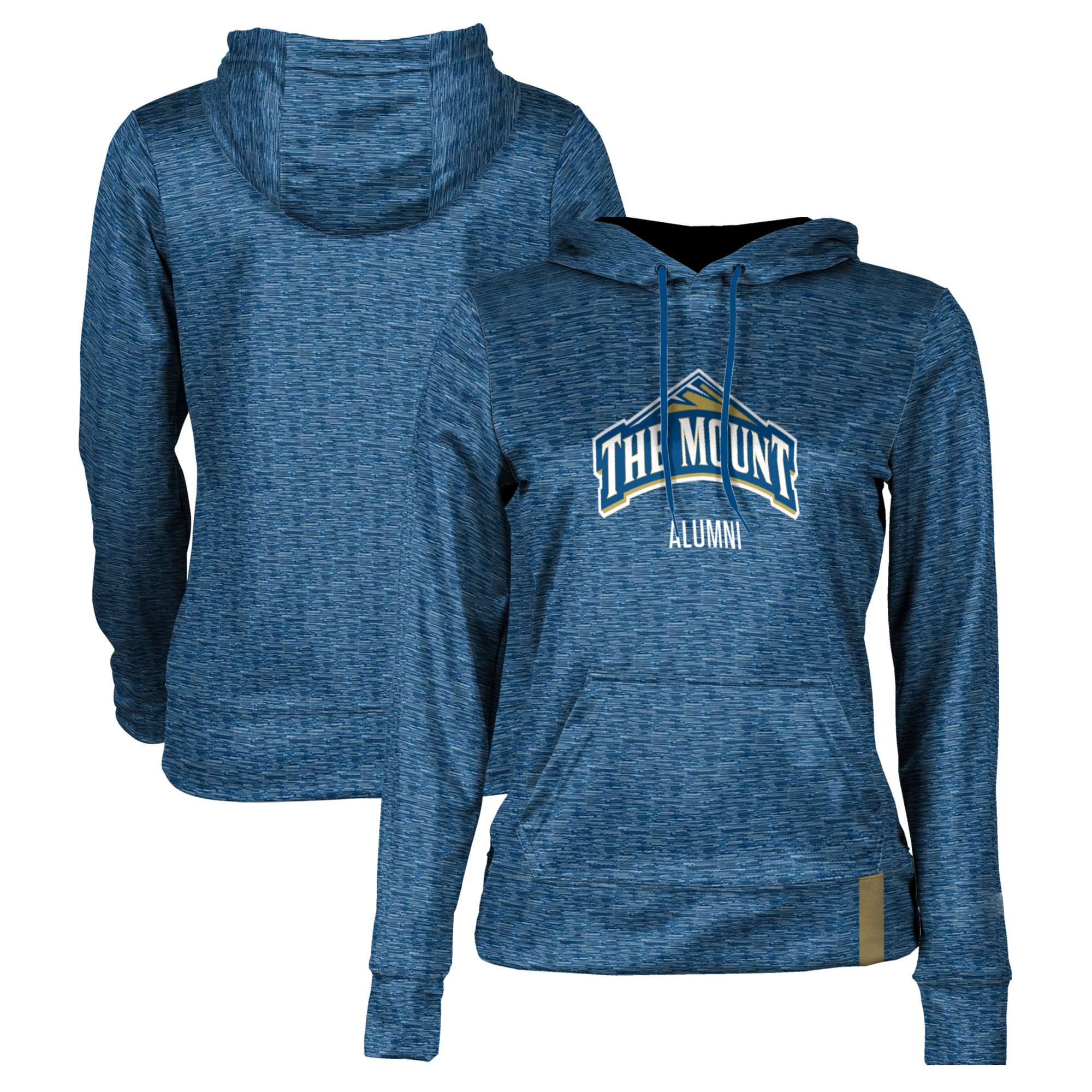 Women's Blue Mount St. Mary's Mountaineers Alumni Pullover Hoodie - Image 2