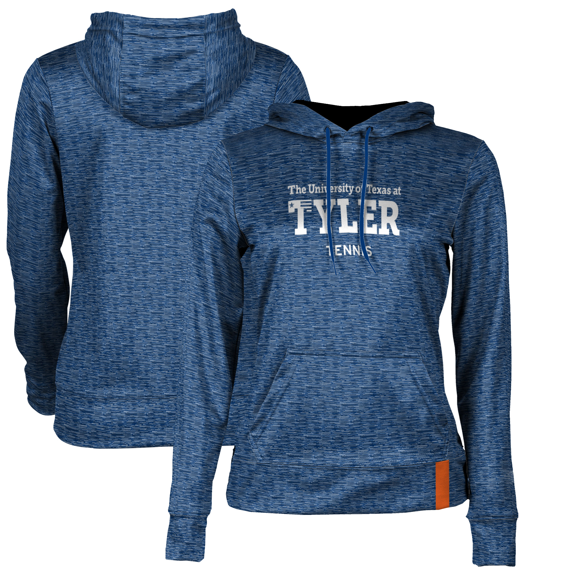 Women's Blue Texas Tyler Patriots Tennis Pullover Hoodie - Image 2