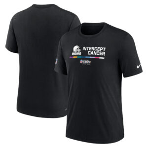 Men's Nike Black Cleveland Browns 2022 NFL Crucial Catch Performance T-Shirt