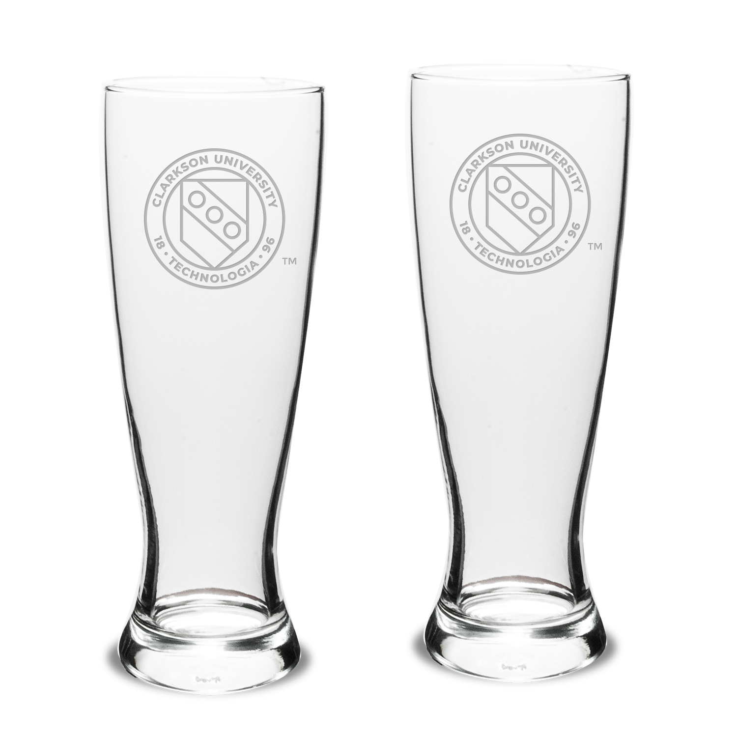 Clarkson Golden Knights 23oz. 2-Piece Stylish University Pilsner Set