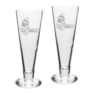 Youngstown State Penguins 16oz. 2-Piece Classic Beer Pilsner Set