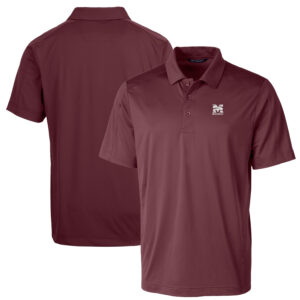 Men's Cutter & Buck Maroon Morehouse Maroon Tigers Big & Tall Prospect Textured Stretch Polo