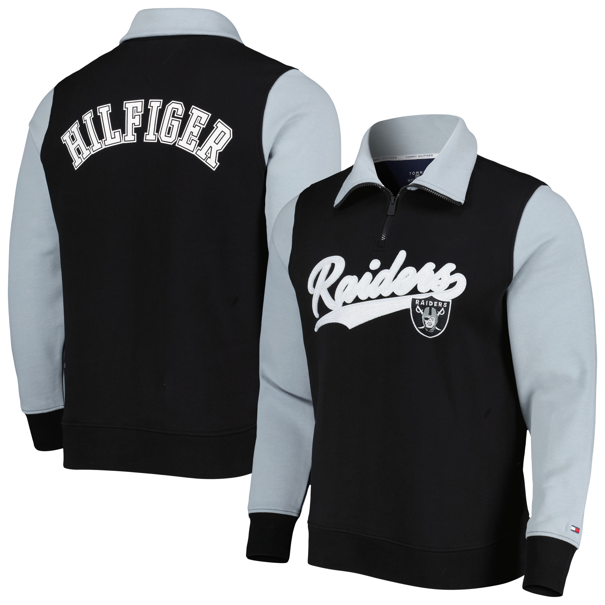 Women's Pro Standard Black Milwaukee Bucks Script Tail Cropped Pullover Hoodie - Image 2
