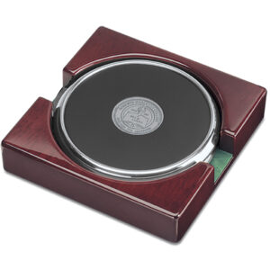 Silver Roberts Wesleyan Redhawks 2-Piece Coaster Set
