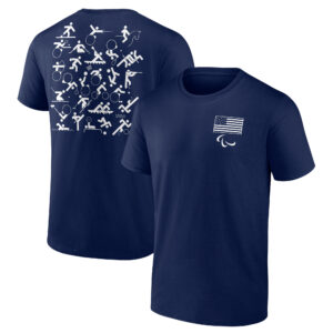 Men's Navy Team USA Paralympic Pictogram T-Shirt