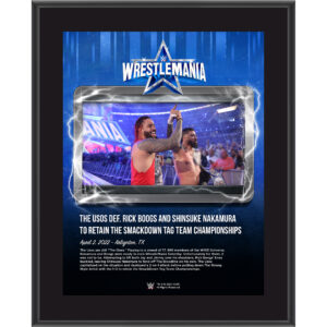 The Usos 10.5" x 13" WrestleMania 38 Night 1 Sublimated Plaque