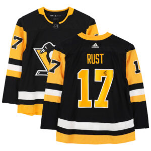 Bryan Rust Black Pittsburgh Penguins Autographed Fanatics Breakaway Jersey