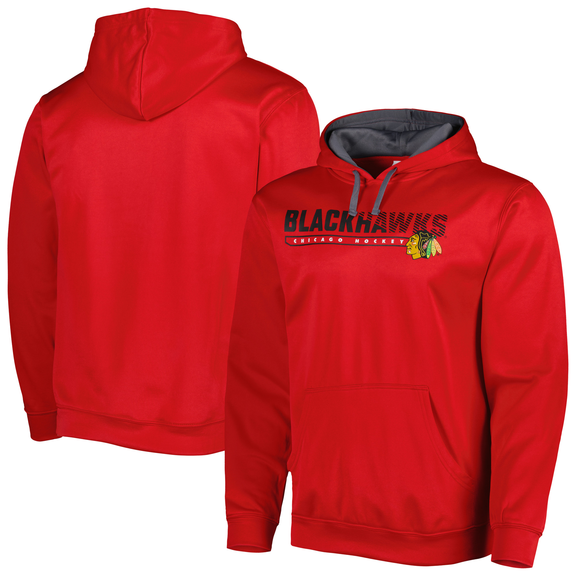 Men's Red Washington Capitals HD Pullover Hoodie - Image 2
