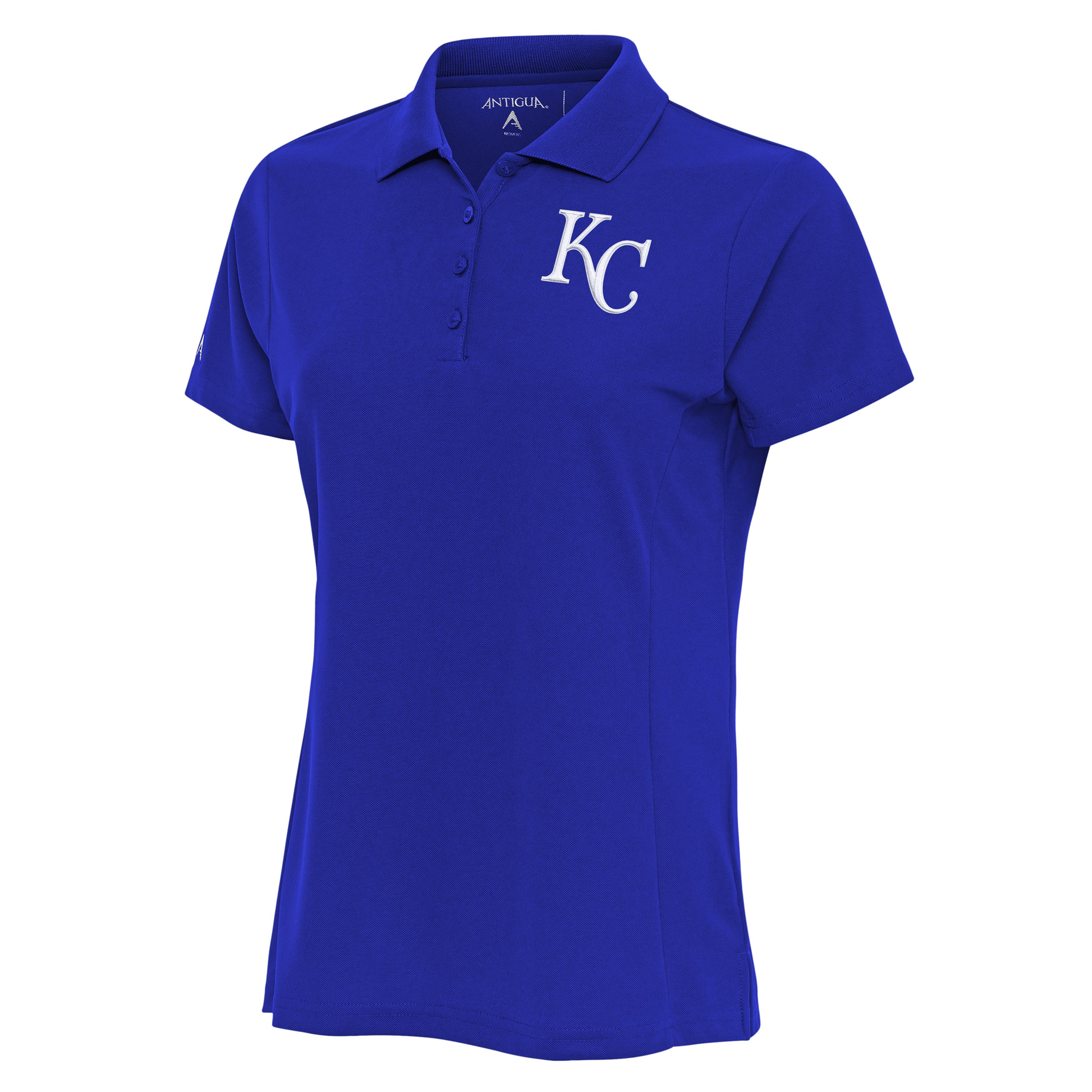 Women's Antigua Royal Kansas City Royals Logo Legacy Pique Polo