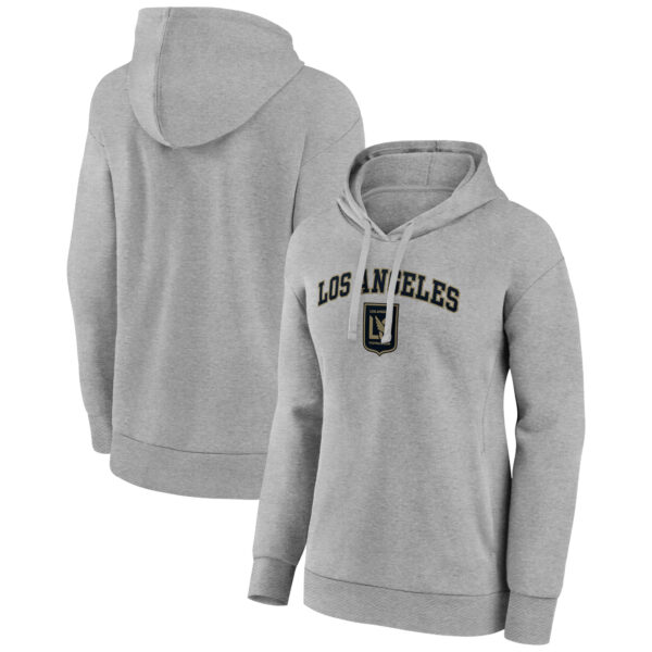 Women's Gray LAFC Heart and Soul Pullover Hoodie