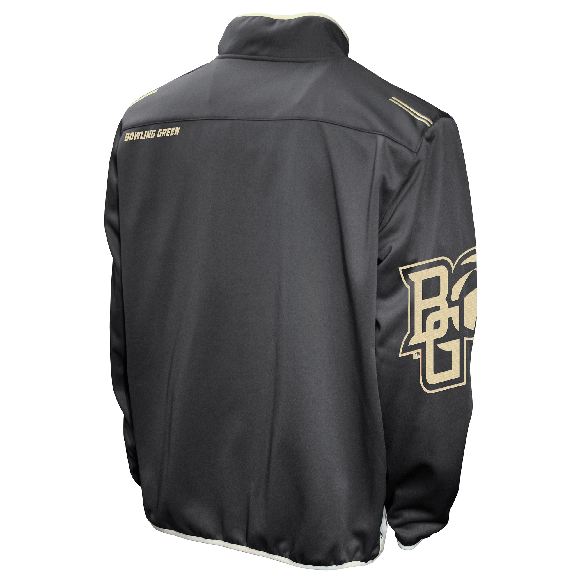 Men's Colosseum Black Michigan State Spartans Color Pop Active Blend 2-Hit Long Sleeve Hooded T-Shirt - Image 4