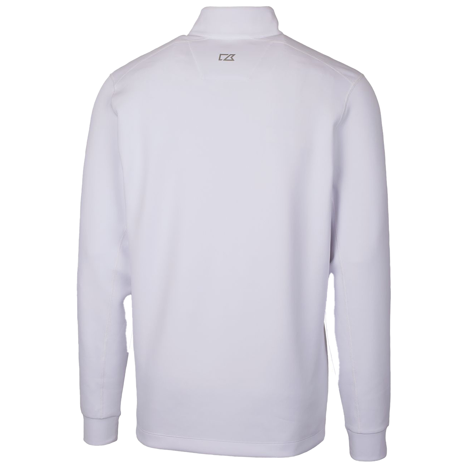 Men's Cutter & Buck White NC State Wolfpack Traverse Stretch Quarter Zip-Pullover Top - Image 7