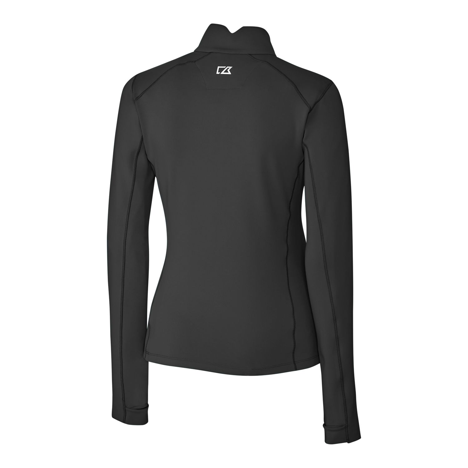 Women's Cutter & Buck Black New Mexico State Aggies Traverse Stretch Quarter-Zip Pullover Top - Image 7