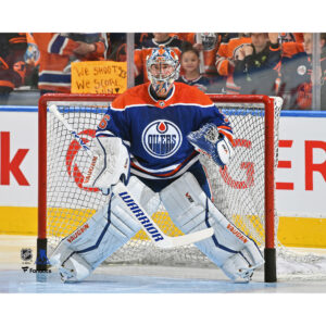 Jack Campbell Edmonton Oilers Unsigned In Goal Photograph