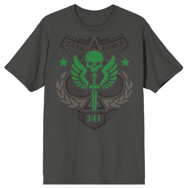 Unisex BIOWORLD Charcoal Call of Duty T-Shirt