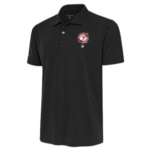Men's Antigua Charcoal Louisville Black Caps Big & Tall Tribute Polo