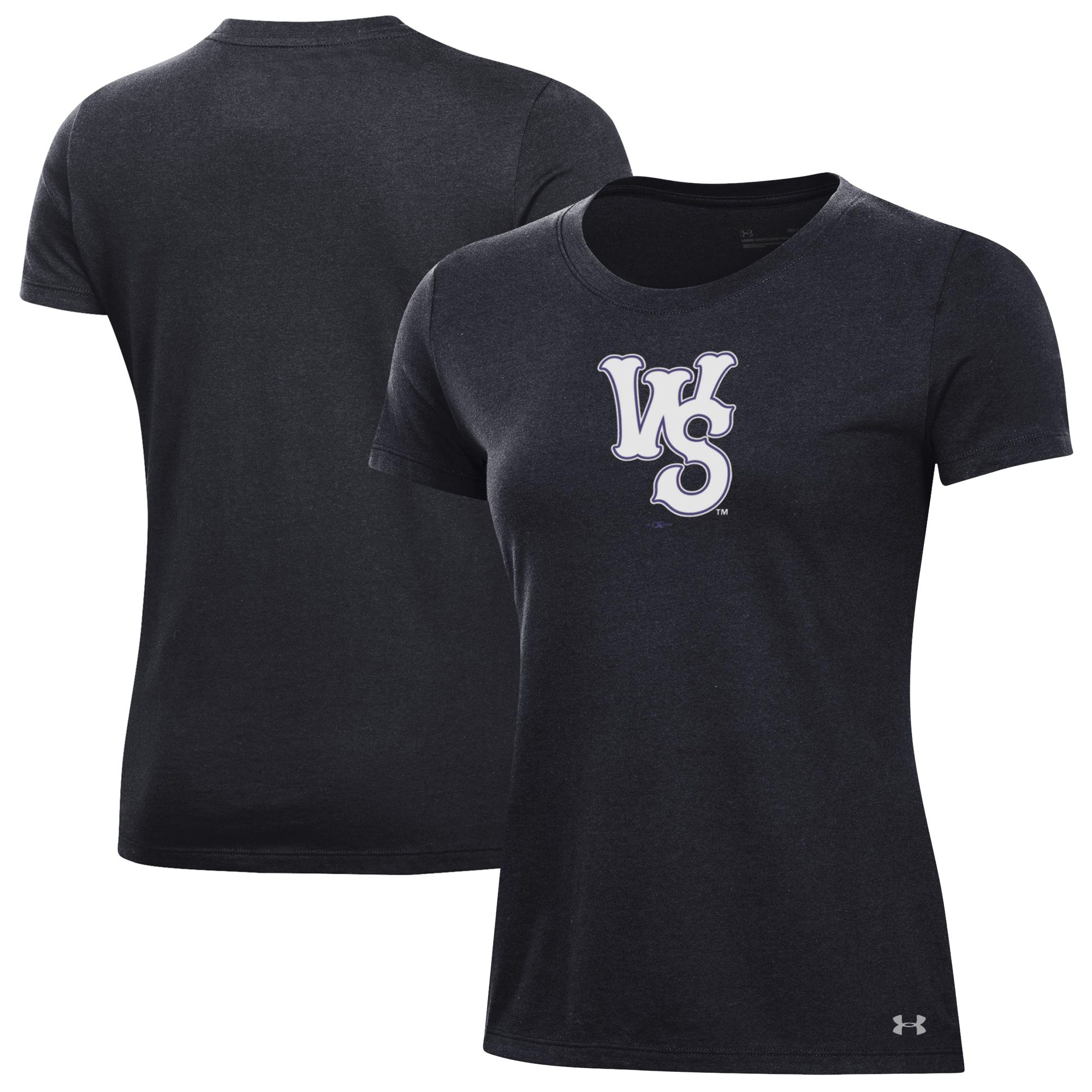 Women's Under Armour Black Winston-Salem Dash Performance T-Shirt - Image 7