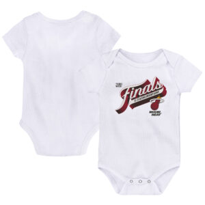 Infant Fanatics  White Miami Heat 2023 Eastern Conference Champions Locker Room Bodysuit