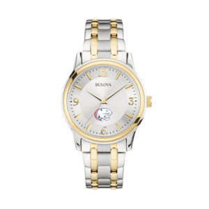 Men's Bulova  Silver/Gold South Alabama Jaguars Two-Tone Stainless Steel Watch