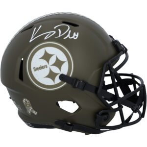 Kenny Pickett Pittsburgh Steelers Autographed Riddell 2022 Salute to Service Speed Replica Helmet