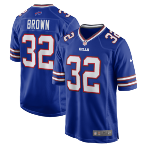 Men's Nike Kyron Brown Royal Buffalo Bills  Game Jersey