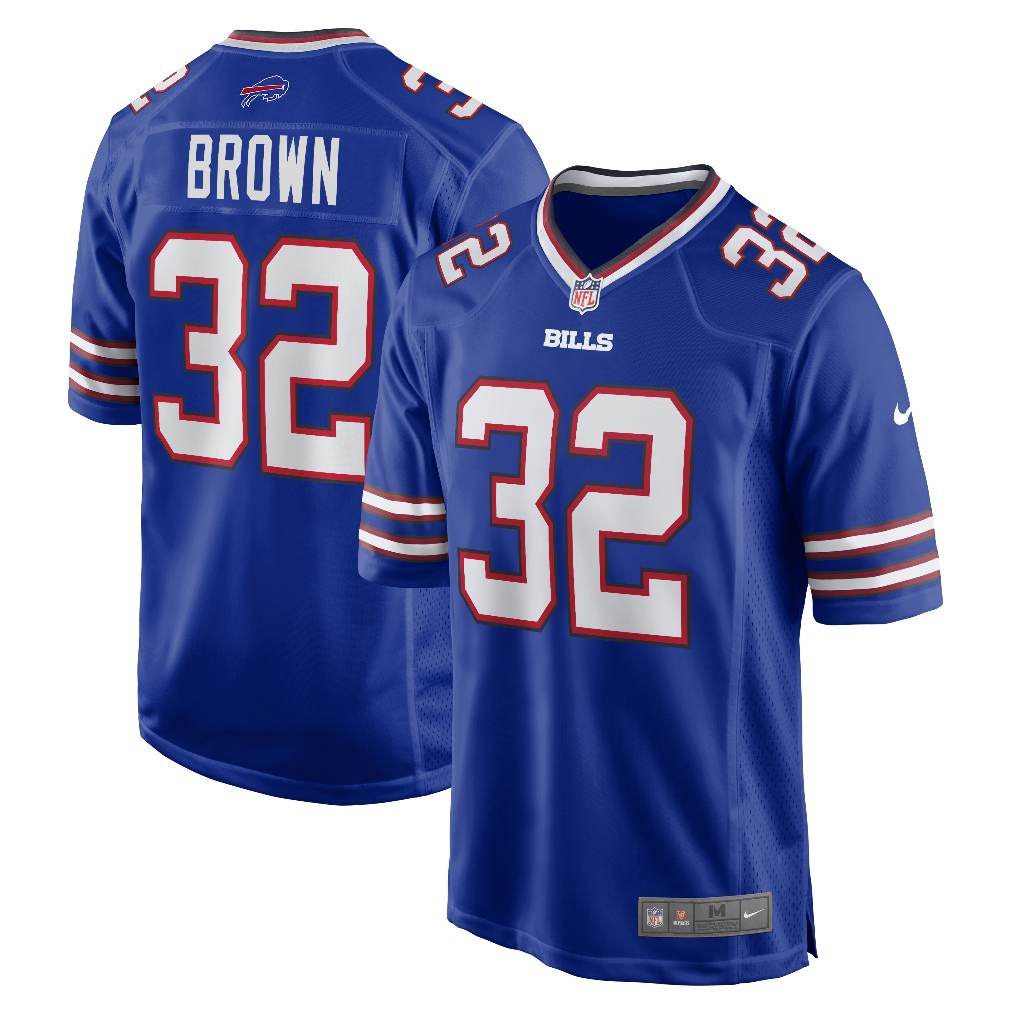 Men's Nike Kyron Brown Royal Buffalo Bills Game Jersey