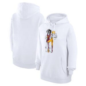 Women's G-III 4Her by Carl Banks  White Washington Commanders Football Girls Graphic Pullover Hoodie