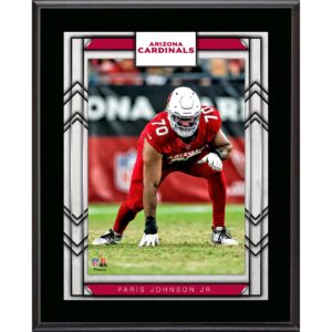 Paris Johnson Jr. Arizona Cardinals 10.5" x 13" Player Sublimated Plaque
