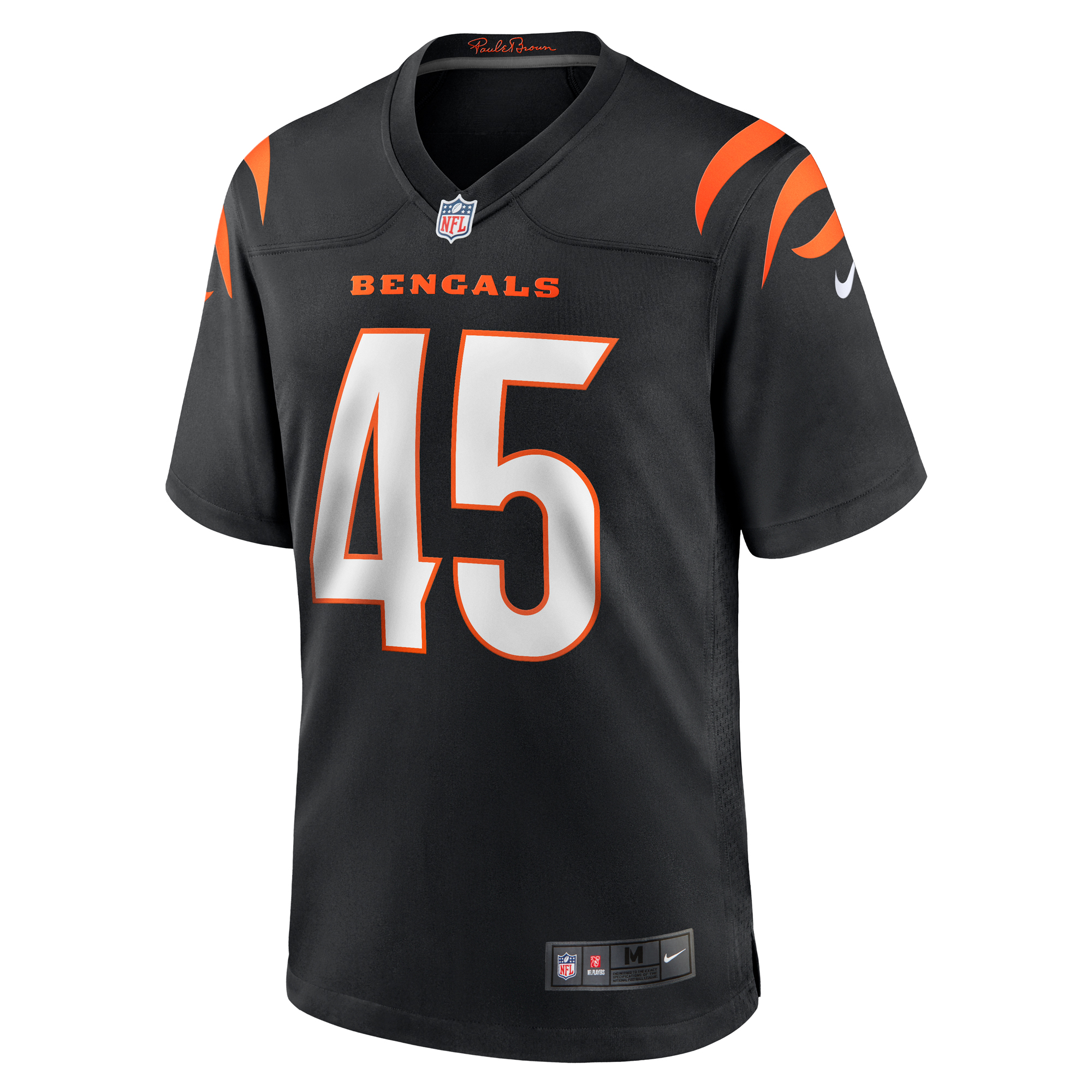 Men's Nike Tyler Murray Black Cincinnati Bengals Team Game Jersey - Image 6