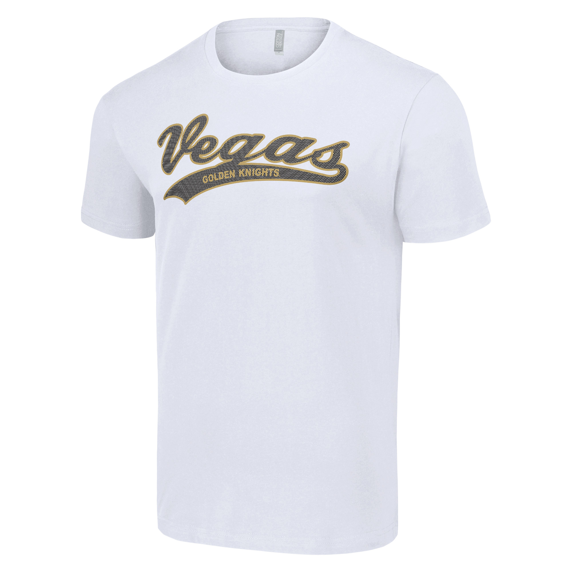 Men's Starter White Vegas Golden Knights Tailsweep T-Shirt - Image 6