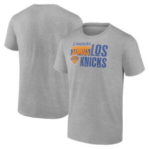 Men's  Heather Gray New York Knicks Noches Ene-Be-A Training T-Shirt