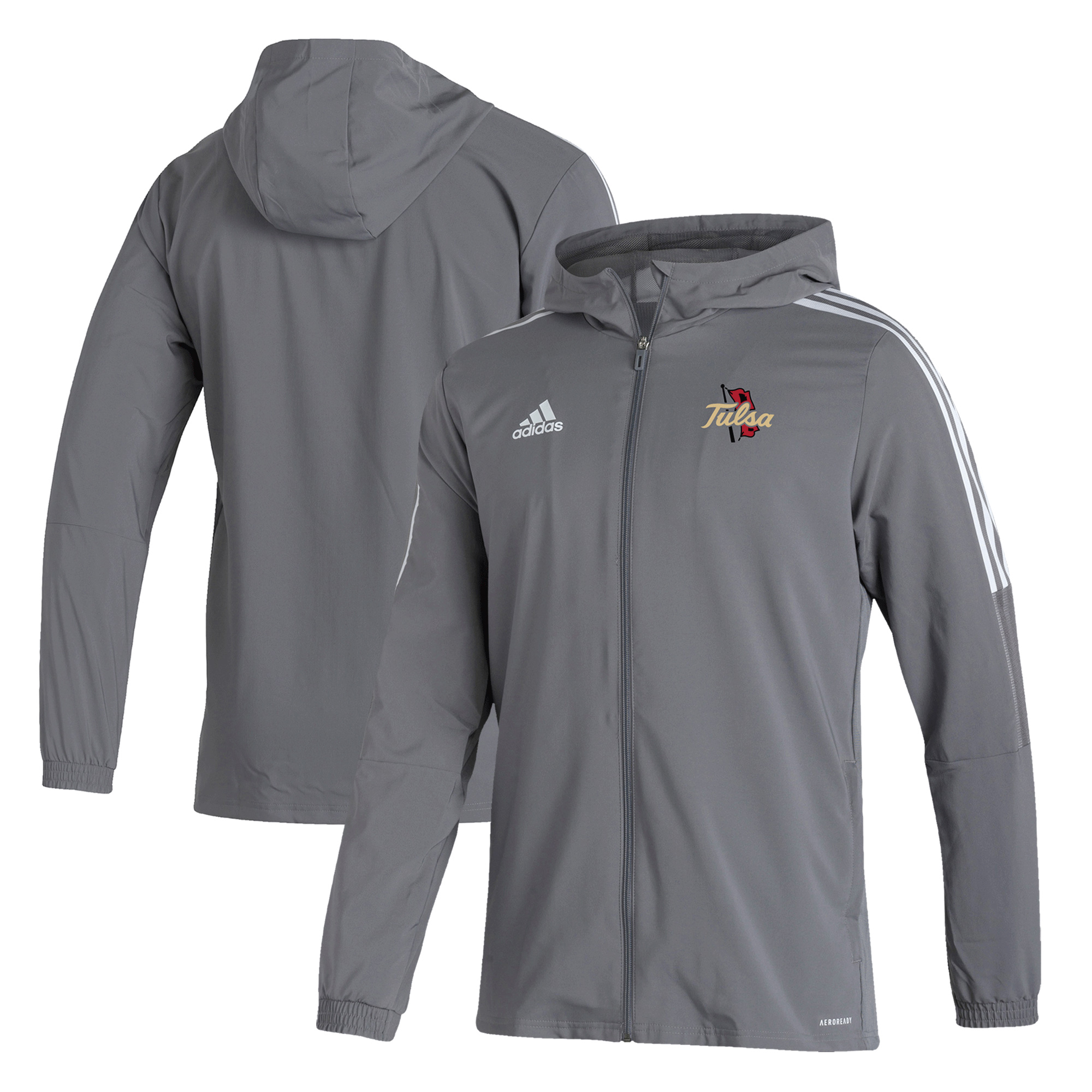 Men's Cutter & Buck Charcoal Arizona State Sun Devils Vault Stretch Oxford Stripe Long Sleeve Button-Down Shirt - Image 2