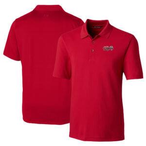 Men's Cutter & Buck  Red Lansing Lugnuts DryTec Forge Stretch Polo