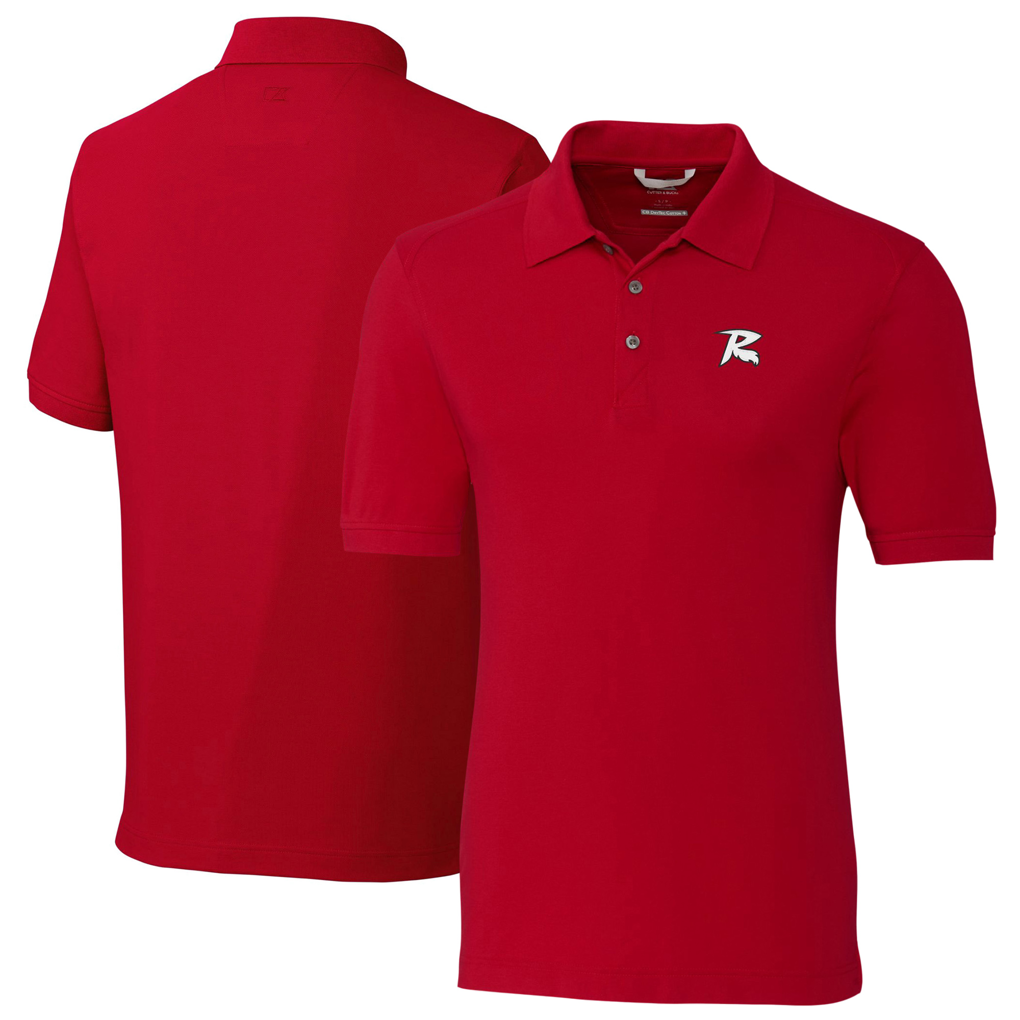 Men's Cutter & Buck Red Richmond Flying Squirrels Big & Tall DryTec Advantage Tri-Blend Pique Polo - Image 2