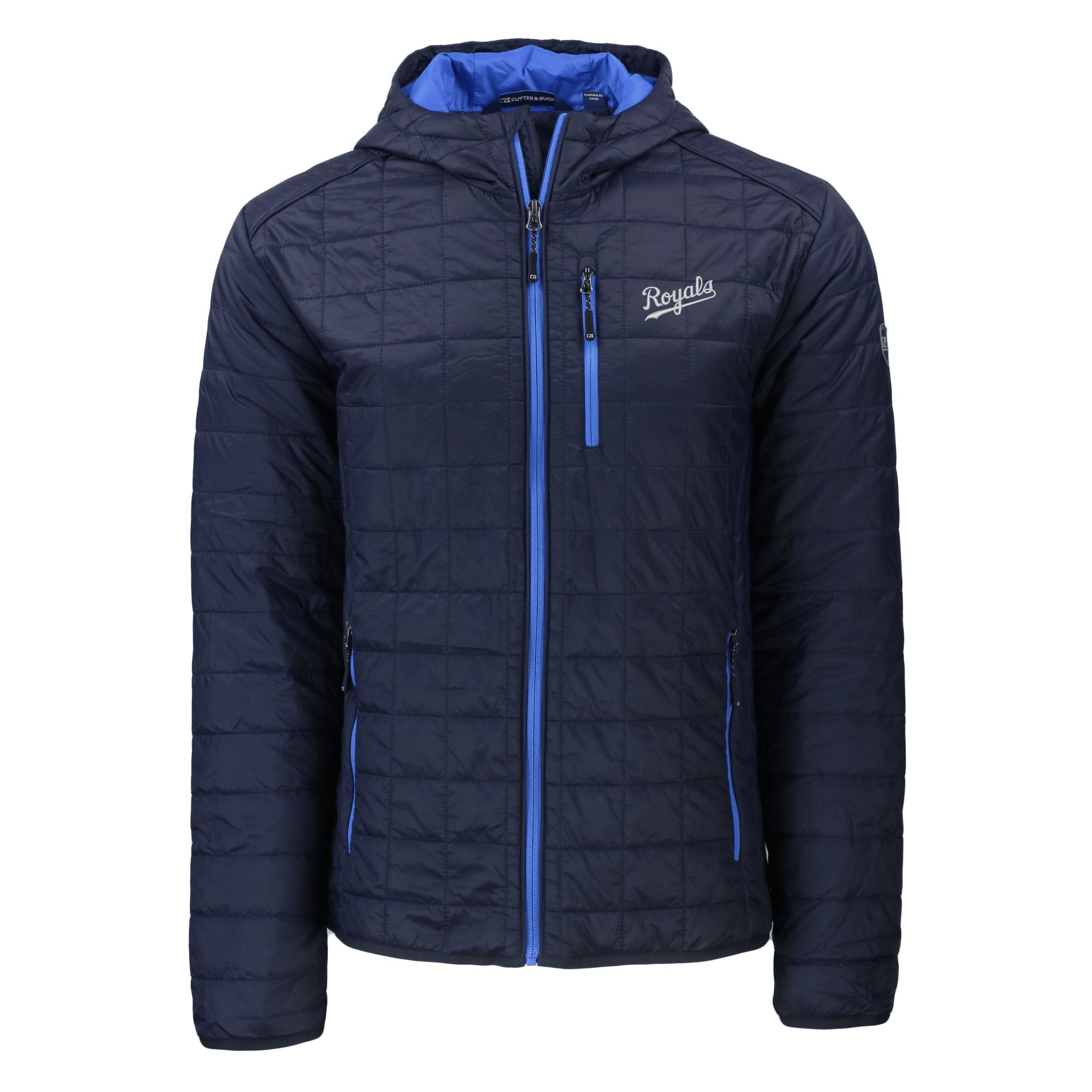 Men's Cutter & Buck Gray Houston Astros Charter Eco Recycled Anorak Half-Zip Hoodie Jacket - Image 3