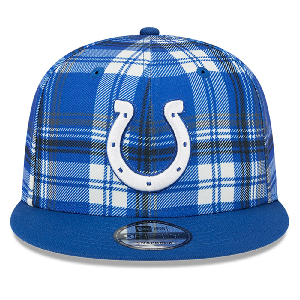 Youth New Era Royal Indianapolis Colts 2024 Sideline Statement 9FIFTY Snapback Hat - Image 3