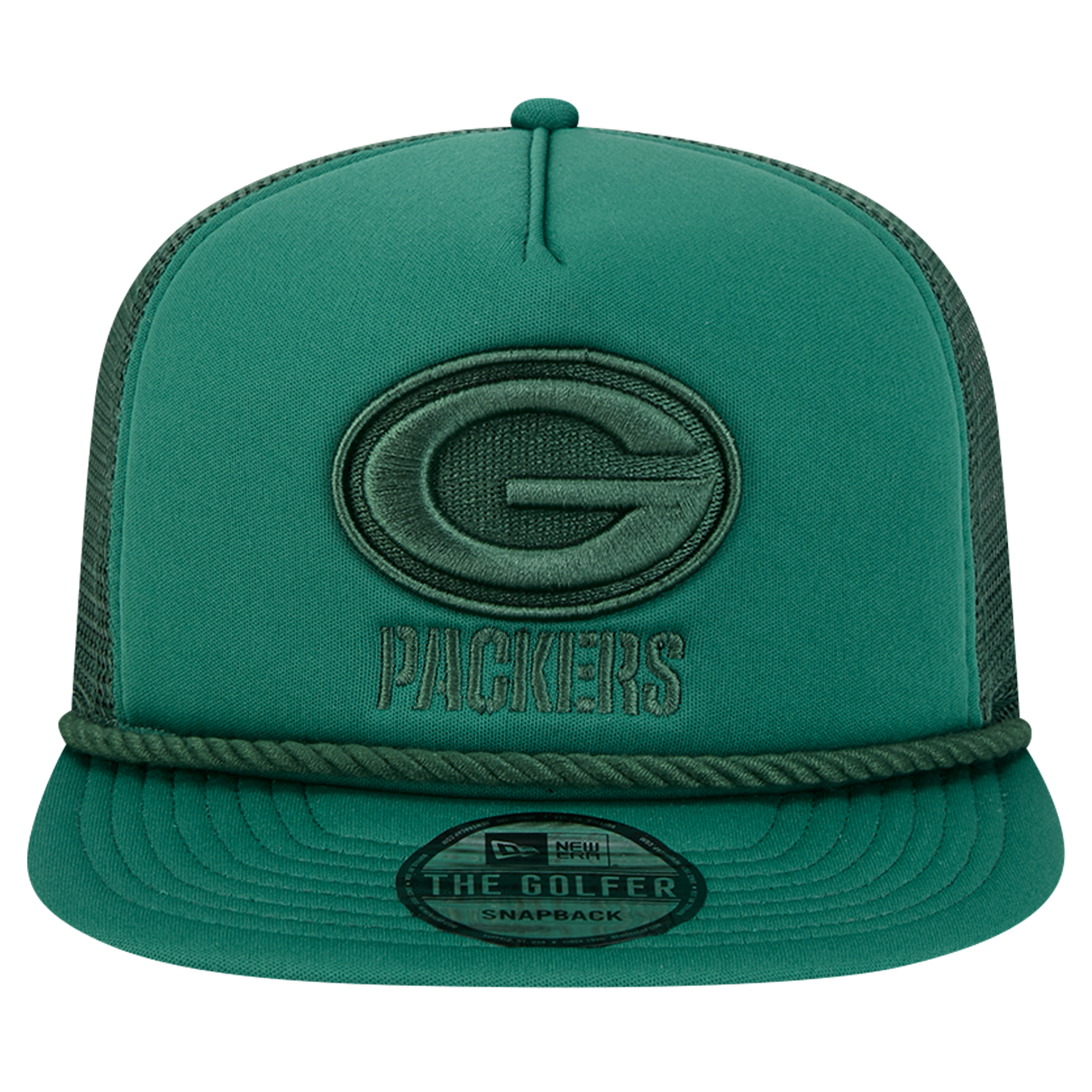 Men's New Era Green Green Bay Packers Active Tone Golfer Snapback Hat - Image 6