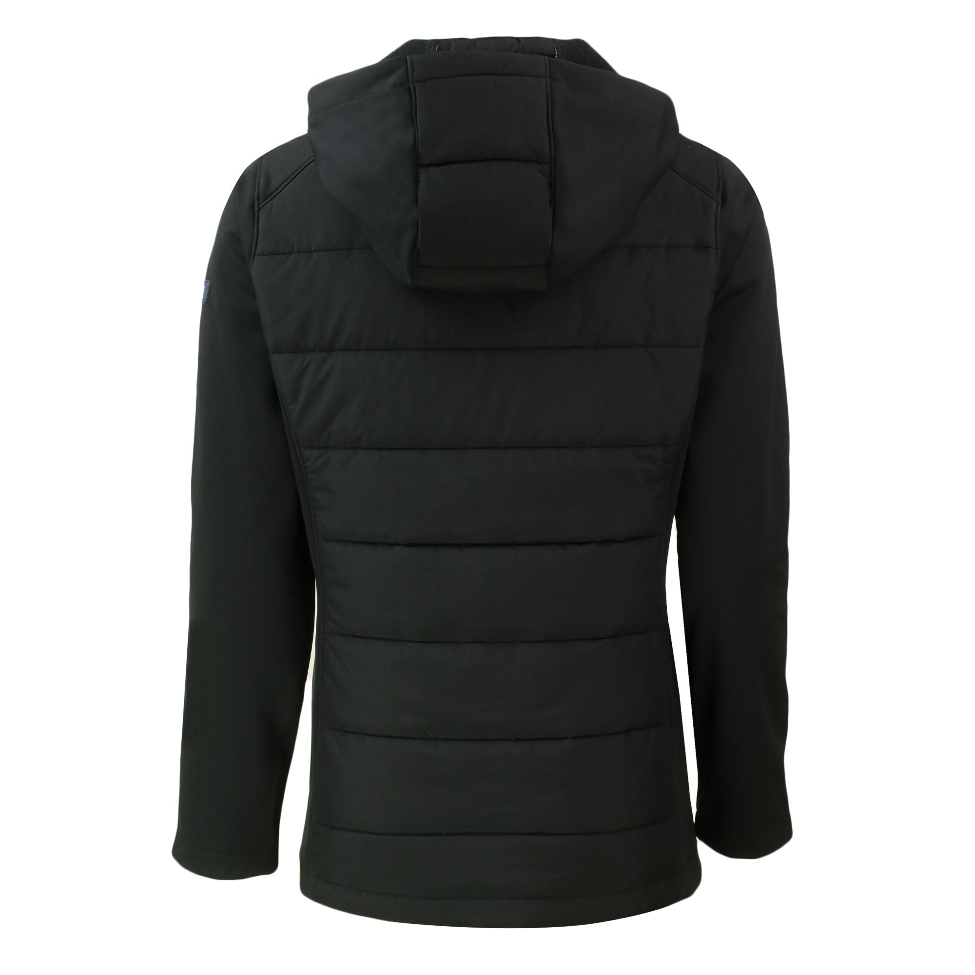 Women's Cutter & Buck Black New York Giants Evoke PrimaLoft Hybrid Eco Softshell Recycled Full-Zip Hooded Jacket - Image 7