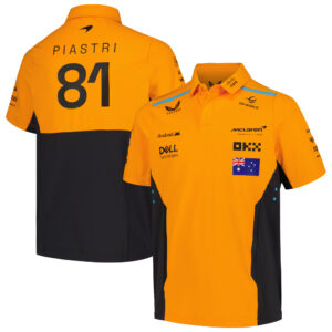 Youth Castore Oscar Piastri Orange McLaren F1 Team 2024 Driver Polo