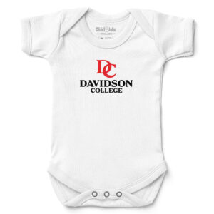 Newborn & Infant Chad & Jake White Davidson Wildcats Logo Bodysuit